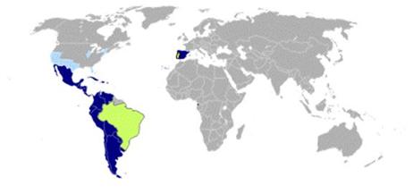 Spanish and Portuguese Speaking World