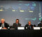 Disertantes en el Panel 1: Rolf Ekéus (Suecia), Rafael Grossi (moderador, Argentina), Jorge Castro (Argentina) y Ramesh Thakur (Australia). 
