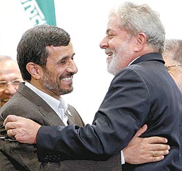 Lula da Silva y Mahmoud Ahmadinejad 