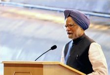 Primer Ministro de India en la ceremonia de lanzamiento 