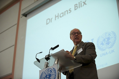 Hans Blix en el Foro ONU 2010