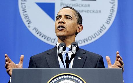 Barack Obama en la Escuela de Economía Rusa